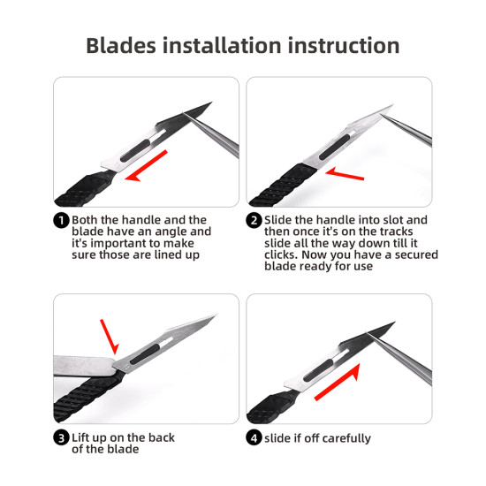 Repairman Carbon Fiber Universal Surgical Blade Set Repairman Carbon Fiber Universal Surgical Blade Set