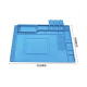 TE-501 Magnetic High Temperature Soft Silicone Soldering Mat For Microscope  (350*220 MM)