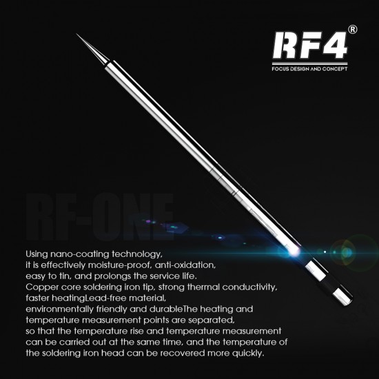 RF4 RF-ONE Soldering Iron Station With Intelligent Temperature Control (80W) RF4 RF-ONE Soldering Iron Station With Intelligent Temperature Control (80W)