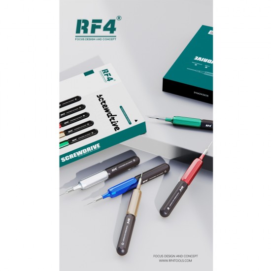 RF4 RF-SD10 Superhard S2 Steel Magnetic Precision Screwdriver Set ( 5Pcs Set ) RF4 RF-SD10 Superhard S2 Steel Magnetic Precision Screwdriver Set ( 5Pcs Set )