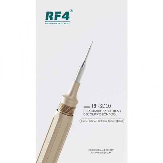 RF4 RF-SD10 Superhard S2 Steel Magnetic Precision Screwdriver Set ( 5Pcs Set ) RF4 RF-SD10 Superhard S2 Steel Magnetic Precision Screwdriver Set ( 5Pcs Set )