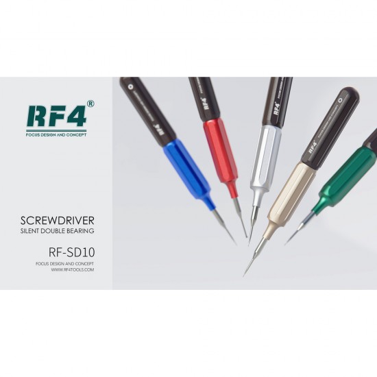 RF4 RF-SD10 Superhard S2 Steel Magnetic Precision Screwdriver Set ( 5Pcs Set ) RF4 RF-SD10 Superhard S2 Steel Magnetic Precision Screwdriver Set ( 5Pcs Set )