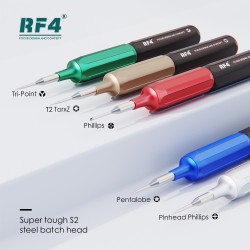 RF4 RF-SD10 Superhard S2 Steel Magnetic Precision Screwdriver Set ( 5Pcs Set )