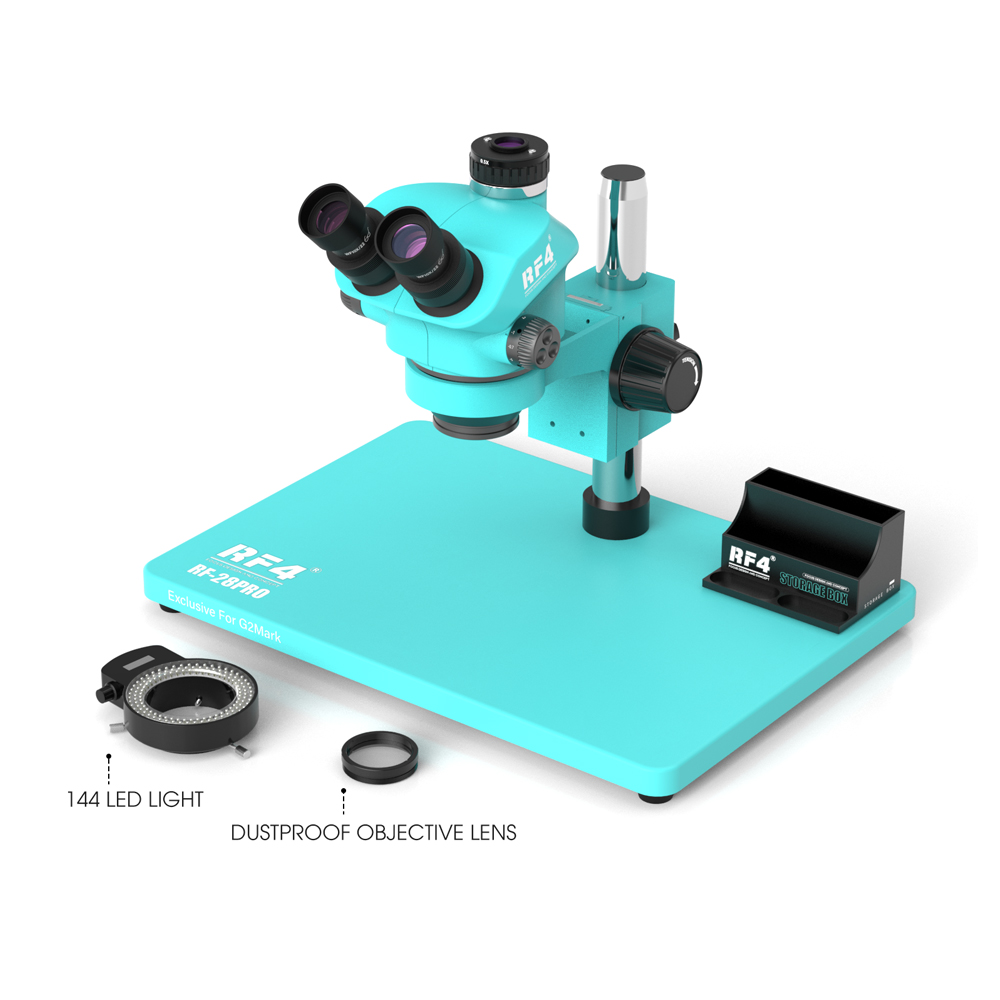 stereo microscope with camera