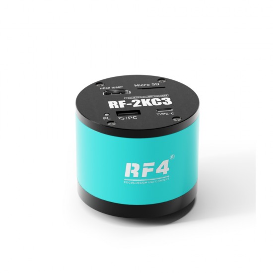RF4 RF-2KC3 Full HD 2K HDMI USB Industrial Electronic Digital Video Microscope Camera With Recording Feature RF4 RF-2KC3 Full HD 2K HDMI USB Industrial Electronic Digital Video Microscope Camera With Recording Feature