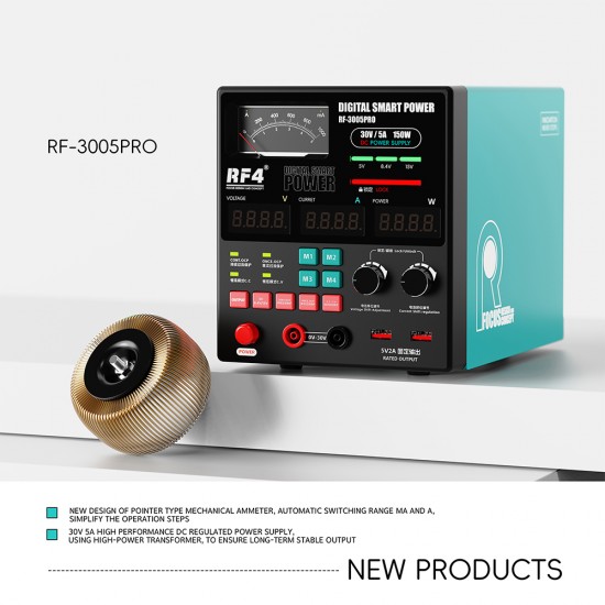 RF4 RF-3005 Pro Multifunctional Adjustable DC Power Supply With Pointer Gauge ( 30V / 5A ) RF4 RF-3005 Pro Multifunctional Adjustable DC Power Supply With Pointer Gauge ( 30V / 5A )