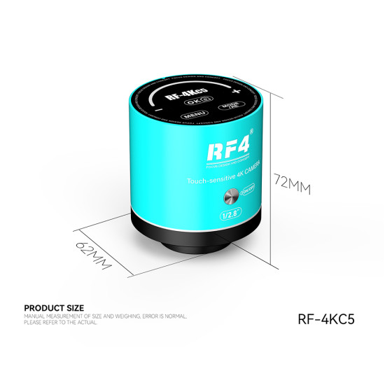 RF4 RF-4KC5 4K Ultra HD Touch Design Microscope Camera With Recording Feature RF4 RF-4KC5 4K Ultra HD Touch Design Microscope Camera With Recording Feature