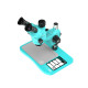 RF4 RF6558 Pro (6.5X-58X) Trinocular Full HD Stereo Microscope With Zooming 0.5X CTV Camera Lens & LED Adjustable Light