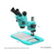 RF4 RF6558 Pro (6.5X-58X) Trinocular Full HD Stereo Microscope With Zooming 0.5X CTV Camera Lens & LED Adjustable Light