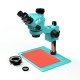 RF4 RF7050-P04 Base (3D Continuous Zoom) 7X~50X Trinocular Stereo Microscope With Camera Option & 0.5X CTV Lens With LED Adjustable Light Exclusive Quality RF4 RF7050-P04 Base (3D Continuous Zoom) 7X~50X Trinocular Stereo Microscope With Camera Option & 0.5X CTV Lens With LED Adjustable Light Exclusive Quality