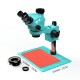 RF4 RF7050-P04 Base (3D Continuous Zoom) 7X~50X Trinocular Stereo Microscope With Camera Option & 0.5X CTV Lens With LED Adjustable Light Exclusive Quality RF4 RF7050-P04 Base (3D Continuous Zoom) 7X~50X Trinocular Stereo Microscope With Camera Option & 0.5X CTV Lens With LED Adjustable Light Exclusive Quality
