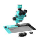 RF4 RF7050TVP (2024 Edition 3D Continuous Zoom) 7X~50X Trinocular Stereo Microscope With RF4 2K Camera Set RF4 RF7050TVP (2024 Edition 3D Continuous Zoom) 7X~50X Trinocular Stereo Microscope With RF4 2K Camera Set