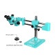 RF4 RF7050-TVW (3D Continuous Zoom) 7X-50X 360° Swiveling Trinocular Microscope With Zooming 0.5X CTV Camera Lens RF4 RF7050-TVW (3D Continuous Zoom) 7X-50X 360° Swiveling Trinocular Microscope With Zooming 0.5X CTV Camera Lens