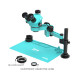 RF4 RF7050Pro-F019 (3D Continuous Zoom) 7X~50X Trinocular Stereo Microscope With 0.5X CTV Camera Zoom Lens & LED Adjustable Light RF4 RF7050Pro-F019 (3D Continuous Zoom) 7X~50X Trinocular Stereo Microscope With 0.5X CTV Camera Zoom Lens & LED Adjustable Light