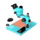 RF4 RF7050-TVP+ (3D Continuous Zoom) 7X~50X Trinocular Stereo Microscope With 0.5X CTV Camera Zoom Lens & LED Adjustable Light - Exclusive Quality RF4 RF7050-TVP+ (3D Continuous Zoom) 7X~50X Trinocular Stereo Microscope With 0.5X CTV Camera Zoom Lens & LED Adjustable Light - Exclusive Quality