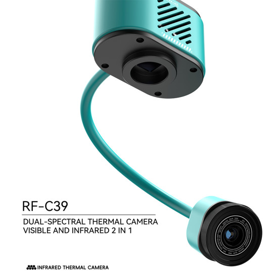 RF4 RF-100+ Monocular 180X Zoom Television Microscope With RF4 C39 Dual Spectral Thermal Camera RF4 RF-100+ Monocular 180X Zoom Television Microscope With RF4 C39 Dual Spectral Thermal Camera