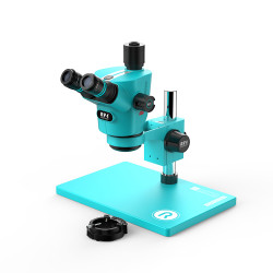 RF4 CX71R (6.5-65X) Ergonomic Design Trinocular Stereo Microscope With CTV Camera Lens and Light - Premium Quality