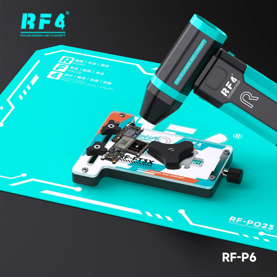 RF4 RF-P6 Portable Rechargeable Mini Violent Dust Fan with Outdoor Night Light