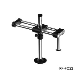 RF4 RF-FO22 360° Rotation Adjustable Universal Double Arm Microscope Bracket