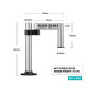 RF4 RF-F024 360-Degree Rotating Lift Adjustable Microscope Swing Arm Stand