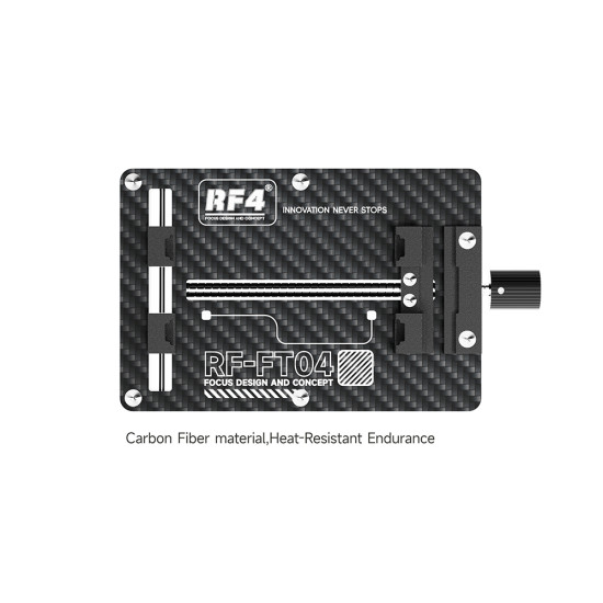 RF4 RF-FT04 Single-Axis Dual-Sliding High-Temperature Carbon Fiber PCB Stand