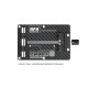 RF4 RF-FT04 Single-Axis Dual-Sliding High-Temperature Carbon Fiber PCB Stand