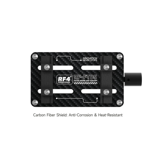 RF4 RF-FT05 Dual-Axis High-Temperature Carbon Fiber PCB Stand