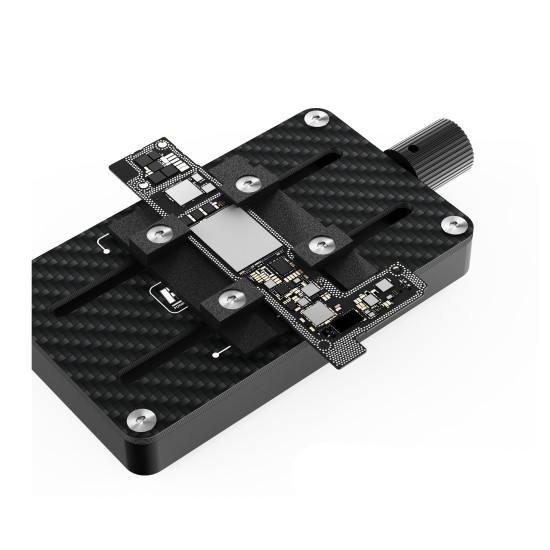 RF4 RF-FT05 Dual-Axis High-Temperature Carbon Fiber PCB Stand