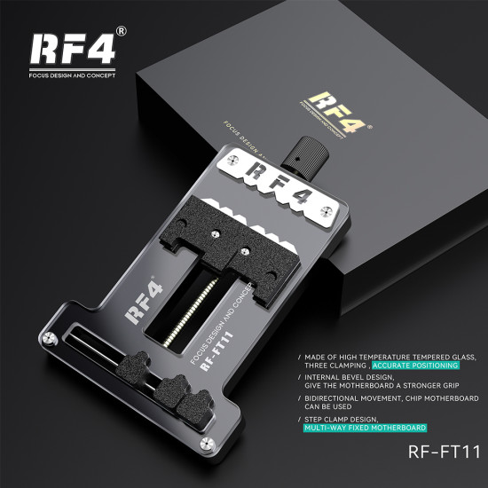 RF4 RF-FT11 Multi-Functional Insulated Glass Fixture PCB With IC Stand RF4 RF-FT11 Multi-Functional Insulated Glass Fixture PCB With IC Stand