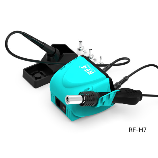 RF4 RF-H7 Lead-free ESD SMD Rework Station With Soldering Iron (600W) RF4 RF-H7 Lead-free ESD SMD Rework Station With Soldering Iron (600W)