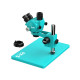 RF4 PX5 7X-50X Continue Zoom Trinocular Stereo Microscope With CTV Camera Lens and Light - Premium Quality