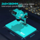 RF4 PX6 6.5X-65X Continue Zoom Trinocular Stereo Microscope With CTV Camera Lens and Light - Premium Quality