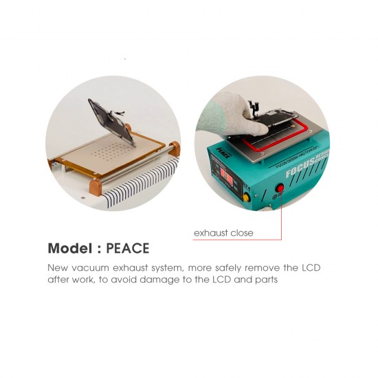RF4 RF-Peace 7-inch LCD Touch Screen Separator Machine Build-in Vacuum Pump RF4 RF-Peace 7-inch LCD Touch Screen Separator Machine Build-in Vacuum Pump