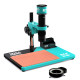 RF4 RF-100+ Monocular 180X Zoom Television Microscope With RF4 2KC3 Camera RF4 RF-100+ Monocular 180X Zoom Television Microscope With RF4 2KC3 Camera