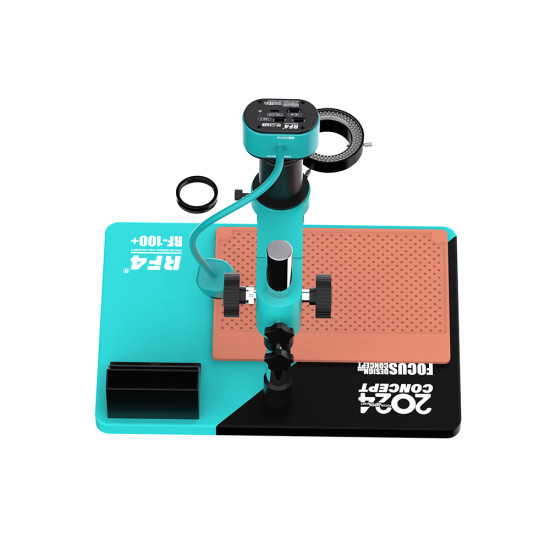 RF4 RF-100+ Monocular 180X Zoom Television Microscope With RF4 C39 Dual Spectral Thermal Camera RF4 RF-100+ Monocular 180X Zoom Television Microscope With RF4 C39 Dual Spectral Thermal Camera