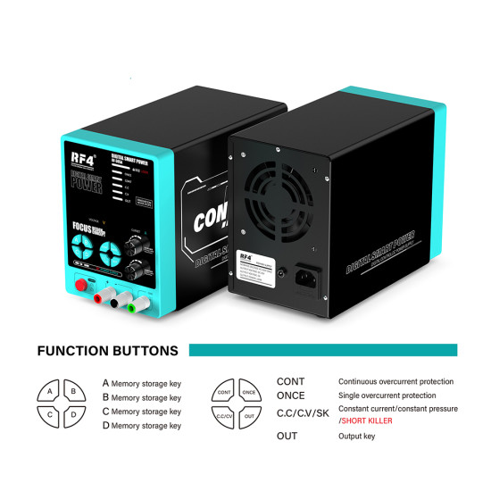 RF4 RF-305A Multifunctional Adjustable DC Power Supply ( 30V / 5A ) With Short Remover RF4 RF-305A Multifunctional Adjustable DC Power Supply ( 30V / 5A ) With Short Remover