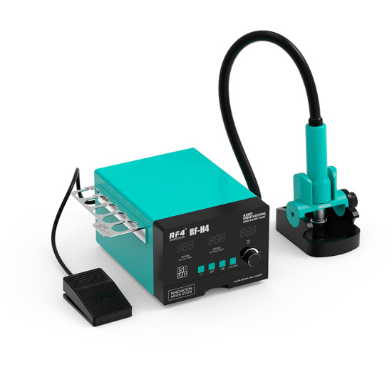 RF4 RF-H4 Lead-free ESD BGA Hot Air Soldering Rework Station (1200W) RF4 RF-H4 Lead-free ESD BGA Hot Air Soldering Rework Station (1200W)