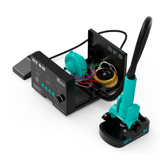 RF4 RF-H4 Lead-free ESD BGA Hot Air Soldering Rework Station (1200W) RF4 RF-H4 Lead-free ESD BGA Hot Air Soldering Rework Station (1200W)