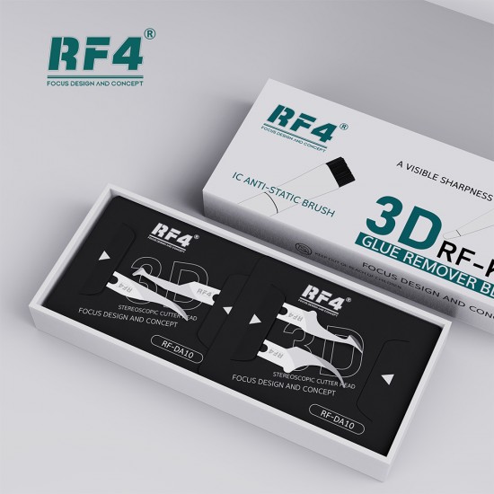RF4 RF-KB11 3D Tin Scraping Blade and Anti-Static Glue Removal Brush Set RF4 RF-KB11 3D Tin Scraping Blade and Anti-Static Glue Removal Brush Set