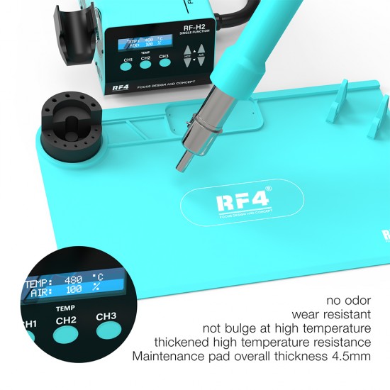 RF4 RF-P015 Multifunctional High-Temperature Resistant Silicone Pad ( 45CM *28CM ) RF4 RF-P015 Multifunctional High-Temperature Resistant Silicone Pad ( 45CM *28CM )