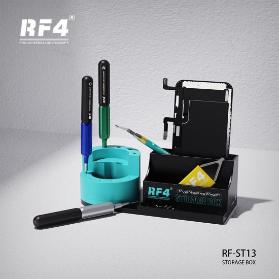 RF4 RF-ST13 Multifunctional Repair Tools Storage Box for Screwdriver/Tweezers/Parts Storage RF4 RF-ST13 Multifunctional Repair Tools Storage Box for Screwdriver/Tweezers/Parts Storage