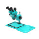 RF4 RF55-B52 (6.5X-55X) Trinocular Full HD Stereo Microscope With Zooming 0.48X CTV Camera Lens & LED Adjustable Light RF4 RF55-B52 (6.5X-55X) Trinocular Full HD Stereo Microscope With Zooming 0.48X CTV Camera Lens & LED Adjustable Light