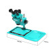 RF4 RF55 Pro-B52 (6.5X-55X) Trinocular Full HD Stereo Microscope With Zooming 0.48X CTV Camera Lens & LED Adjustable Light RF4 RF55 Pro-B52 (6.5X-55X) Trinocular Full HD Stereo Microscope With Zooming 0.48X CTV Camera Lens & LED Adjustable Light
