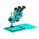RF4 RF55 Pro-B52 (6.5X-55X) Trinocular Full HD Stereo Microscope With Zooming 0.48X CTV Camera Lens & LED Adjustable Light RF4 RF55 Pro-B52 (6.5X-55X) Trinocular Full HD Stereo Microscope With Zooming 0.48X CTV Camera Lens & LED Adjustable Light