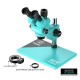 RF4 RF6555-PRO 6.5X-55X Trinocular Full HD Stereo Microscope With Zooming 0.48X CTV Camera Lens & LED Adjustable Light RF4 RF6555-PRO 6.5X-55X Trinocular Full HD Stereo Microscope With Zooming 0.48X CTV Camera Lens & LED Adjustable Light