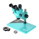 RF4 RF6555-PRO 6.5X-55X Trinocular Full HD Stereo Microscope With Zooming 0.48X CTV Camera Lens & LED Adjustable Light RF4 RF6555-PRO 6.5X-55X Trinocular Full HD Stereo Microscope With Zooming 0.48X CTV Camera Lens & LED Adjustable Light
