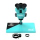 RF4 RF6555-PRO 6.5X-55X Trinocular Full HD Stereo Microscope With Zooming 0.48X CTV Camera Lens & LED Adjustable Light RF4 RF6555-PRO 6.5X-55X Trinocular Full HD Stereo Microscope With Zooming 0.48X CTV Camera Lens & LED Adjustable Light