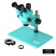 RF4 RF6555-TVP 6.5X-55X Trinocular Full HD Stereo Microscope With Zooming 0.48X CTV Camera Lens & LED Adjustable Light RF4 RF6555-TVP 6.5X-55X Trinocular Full HD Stereo Microscope With Zooming 0.48X CTV Camera Lens & LED Adjustable Light