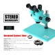 RF4 RF6555-TVP 6.5X-55X Trinocular Full HD Stereo Microscope With Zooming 0.48X CTV Camera Lens & LED Adjustable Light RF4 RF6555-TVP 6.5X-55X Trinocular Full HD Stereo Microscope With Zooming 0.48X CTV Camera Lens & LED Adjustable Light