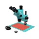 RF4 RF6565-P04 6.5X-65X Trinocular Full HD Stereo Microscope With Zooming 0.5X CTV Camera Lens & LED Adjustable Light RF4 RF6565-P04 6.5X-65X Trinocular Full HD Stereo Microscope With Zooming 0.5X CTV Camera Lens & LED Adjustable Light